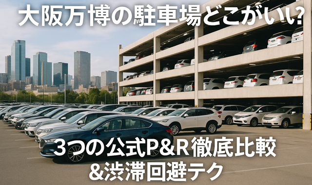 大阪万博の駐車場どこがいい？3つの公式P&R徹底比較＆渋滞回避テク